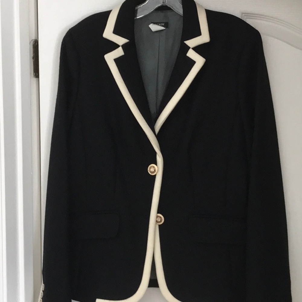 Beautiful J.Crew black blazer size 12